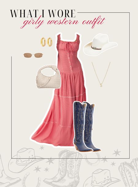 Summer country music festival outfit or would be cute for other country concerts or farmers markets or Nashville girls trips 🍒✨🤠

#LTKMidsize #LTKStyleTip