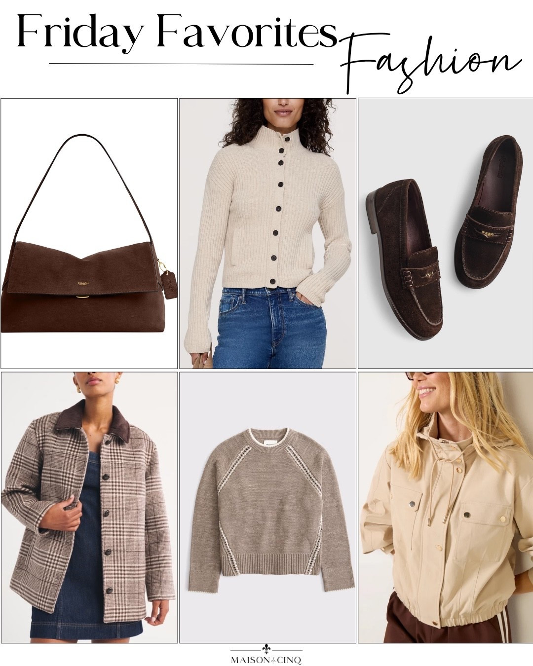Such great finds this week for Friday Favorites like the cutest plaid jacket, the perfect suede fall bags, loafers I’m loving and more!

Fall outfit, fall fashion, fall jacket, cardigan sweater, fall shoes, fall handbags

#LTKSeasonal #LTKOver40 #LTKSaleAlert