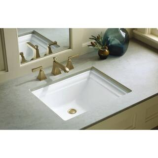 Memoirs 20 in. Vitreous China Undermount Bathroom Sink in White with Overflow Drain | The Home Depot