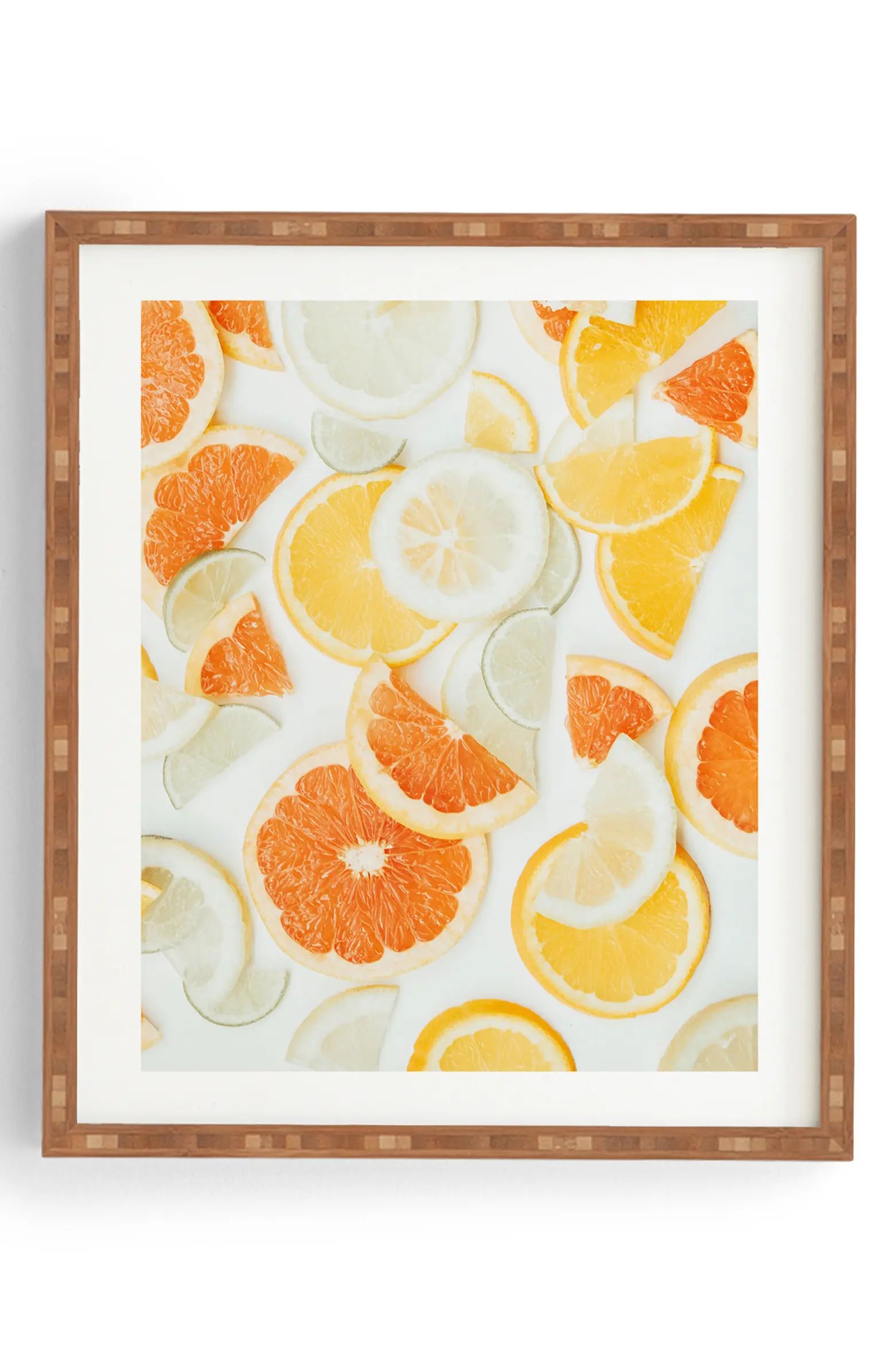 Citrus Orange Twist Framed Wall Art | Nordstrom