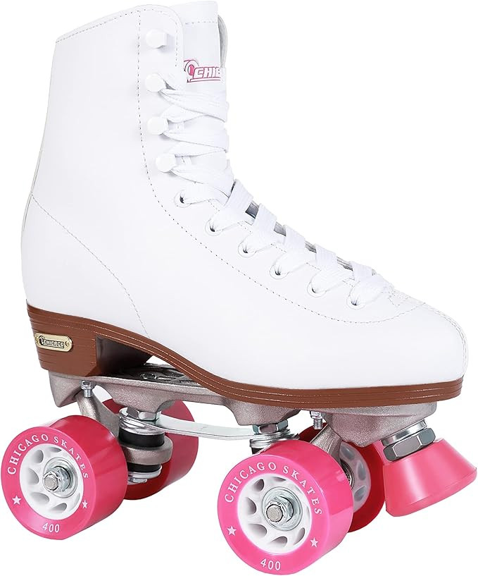 Chicago Women's Classic Roller Skates - Premium White Quad Rink Skates | Amazon (US)