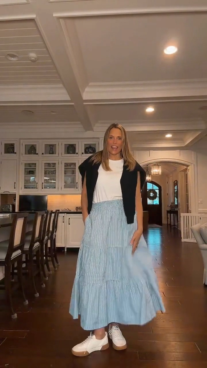 We’ve been loving this striped maxi skirt from Quince for an easy everyday look. The pattern adds just the right amount of detail without being too much. Such a great piece to dress up or keep casual.

#LTKOver40 #LTKMidsize #LTKSeasonal