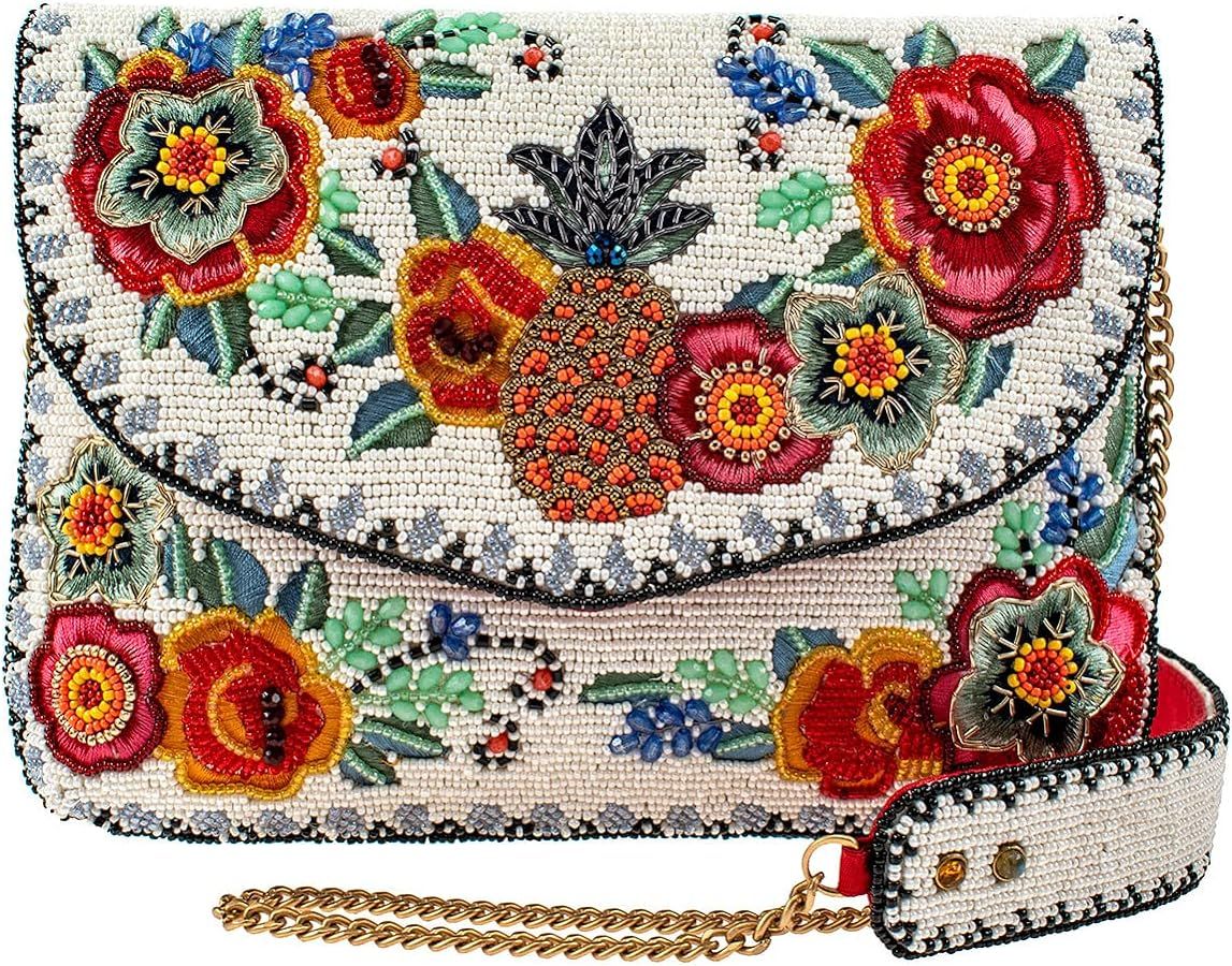 Mary Frances Off to Paradise Floral Crossbody Clutch Handbag, Multi | Amazon (US)