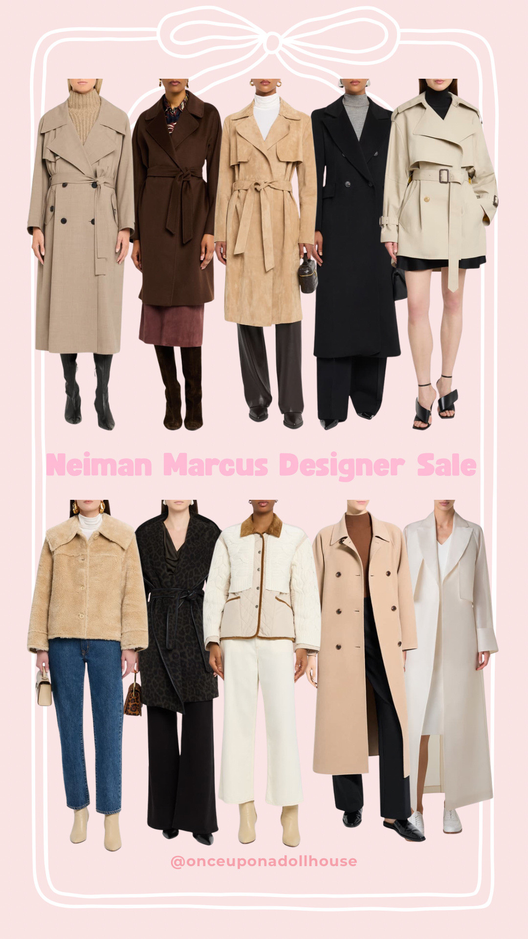 Neiman Marcus Designer Sale - Coats! 

#LTKSeasonal #LTKSaleAlert #LTKootd