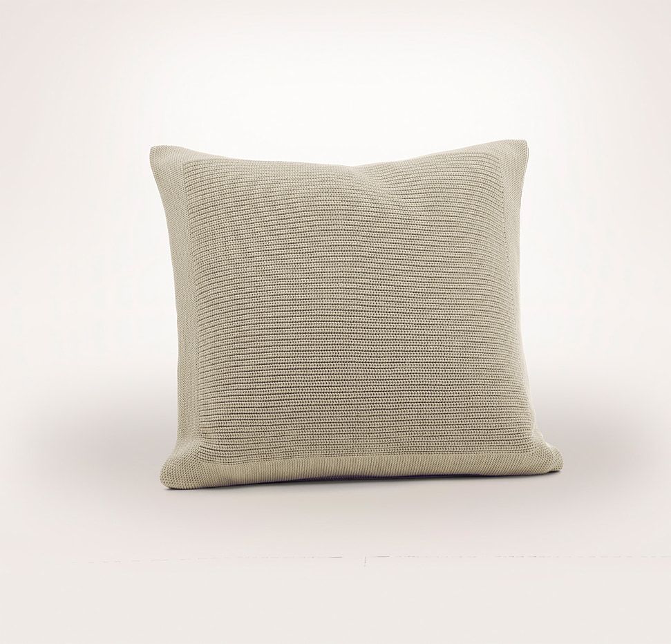 Ribbed Knit Pillow Cover (20x20) | Boll & Branch