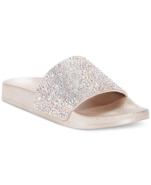 INC International Concepts I.N.C. Women's Peymin Pool Slides, Created for Macy's & Reviews - Slip... | Macys (US)