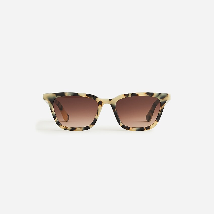 Angular wayfarer sunglasses | J. Crew US