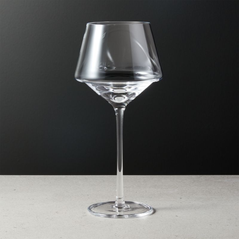 Joplin Modern Red Wine Glass + Reviews | CB2 | CB2