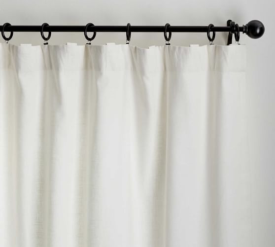 Emery Linen Curtain | Pottery Barn (US)