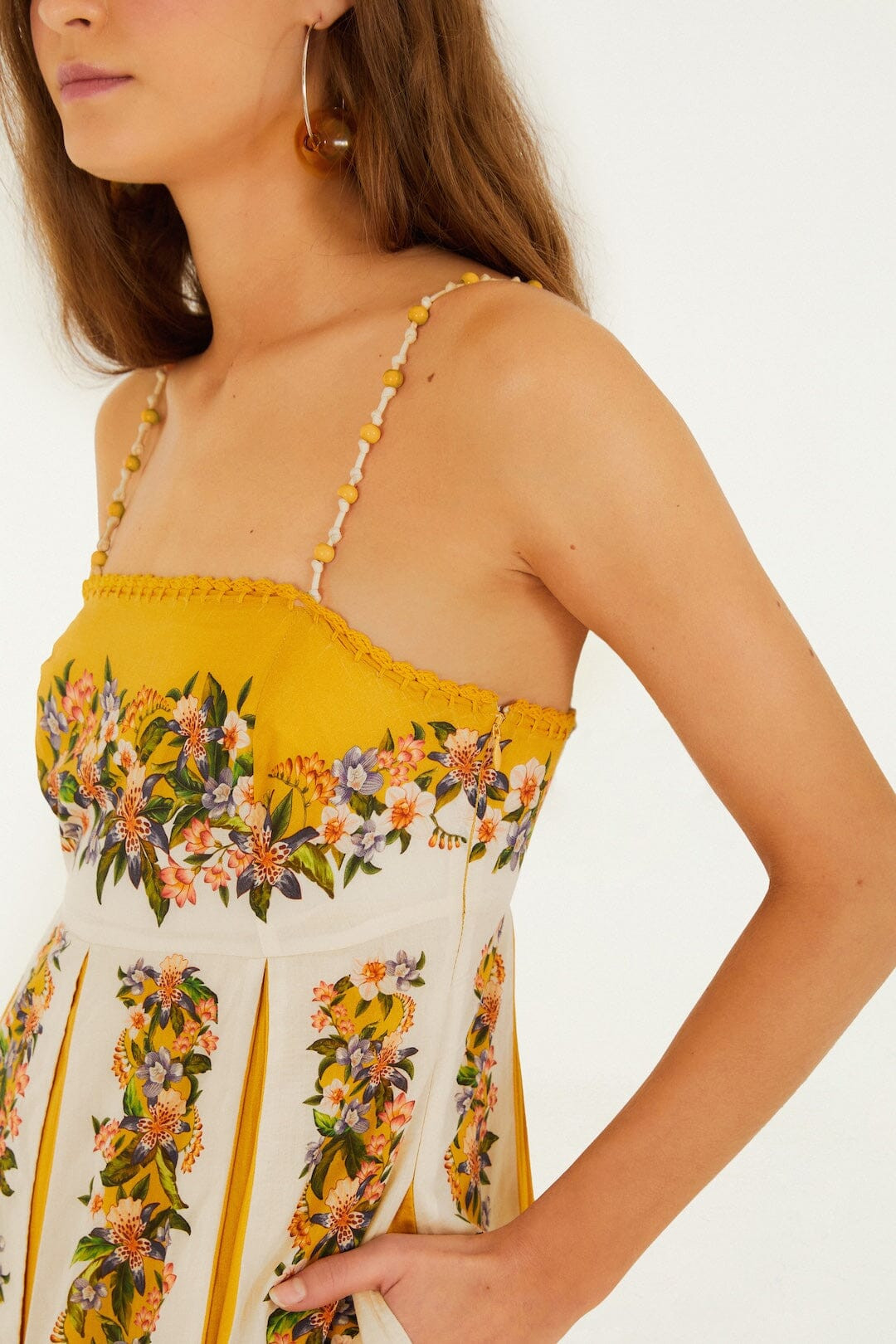 Sand Hilo Stripes Maxi Dress | FARM Rio | FarmRio (US)