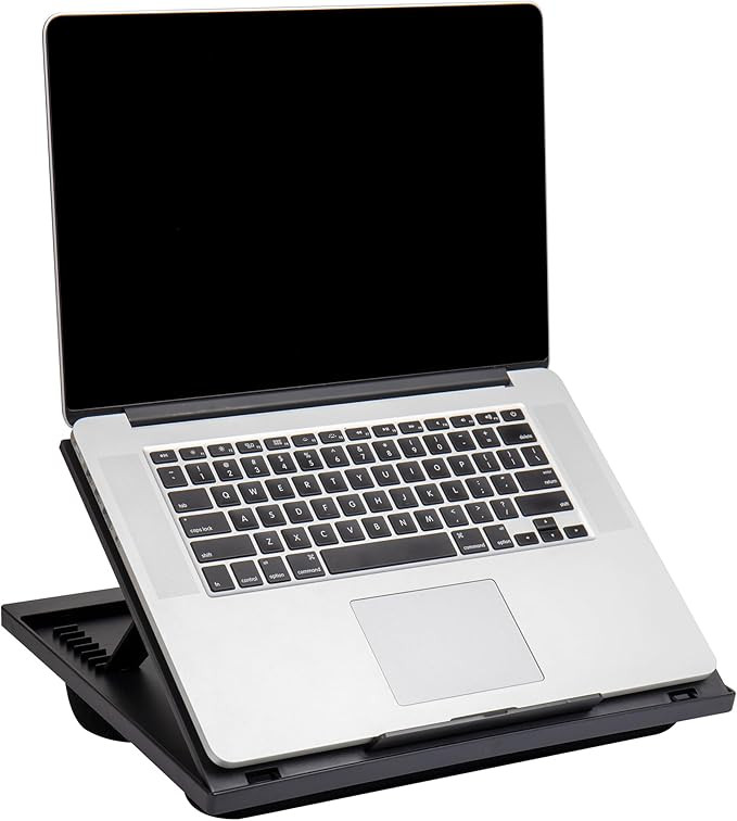Mind Reader Lap Desk Laptop Stand, Bed Tray, Collapsible, Cushion, Portable, Dorm, Plastic, 14.75... | Amazon (US)