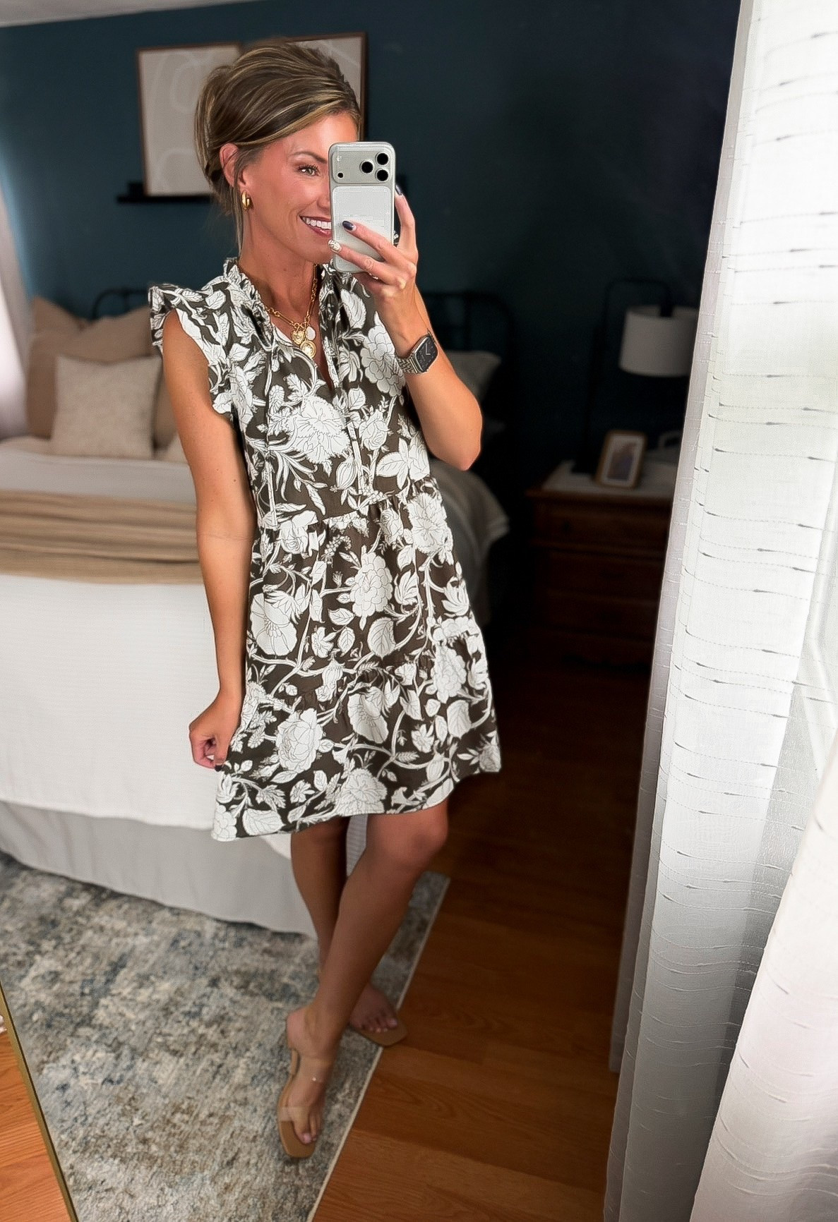 Darling Walmart dress that is on price drop. Wearing small

#LTKSeasonal #LTKOver40