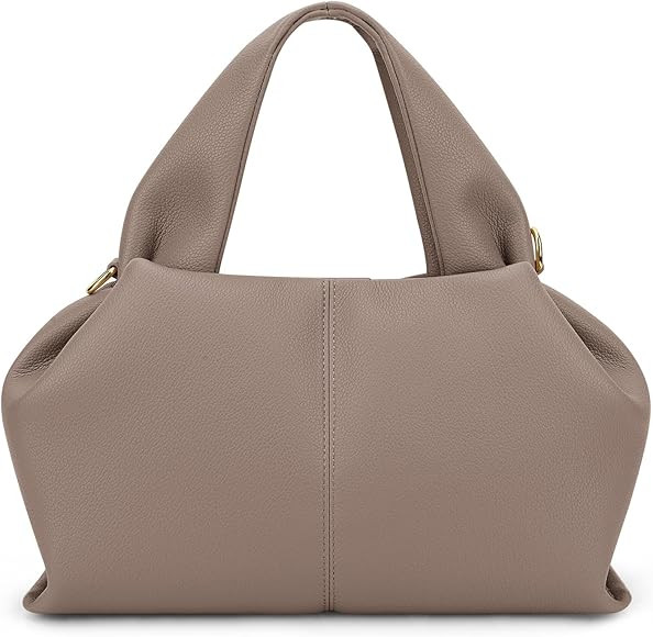 CHAMAIR Kleine Handtasche Damen Umhängetasche Ledertasche Damen-Henkeltaschen Dumpling Crossbody... | Amazon (DE)