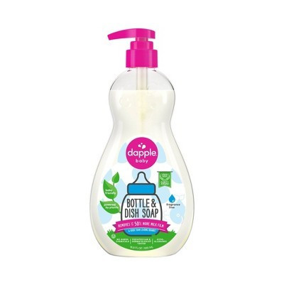 Dapple Bottle & Dish Soap - Fragrance Free - 16.9 fl oz: Hypoallergenic, Dye-Free, Paraben-Free, Sulfate-Free | Target