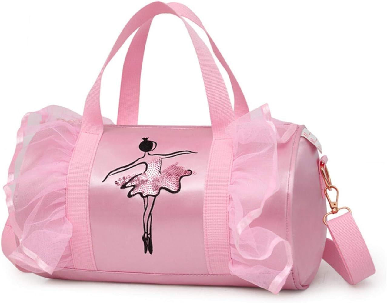 Ballet Princess Tutu Dress Dance Bag Pink Ballet Shoe Holdall Handbag Shoulder Bags For Ballerina Da | Amazon (US)