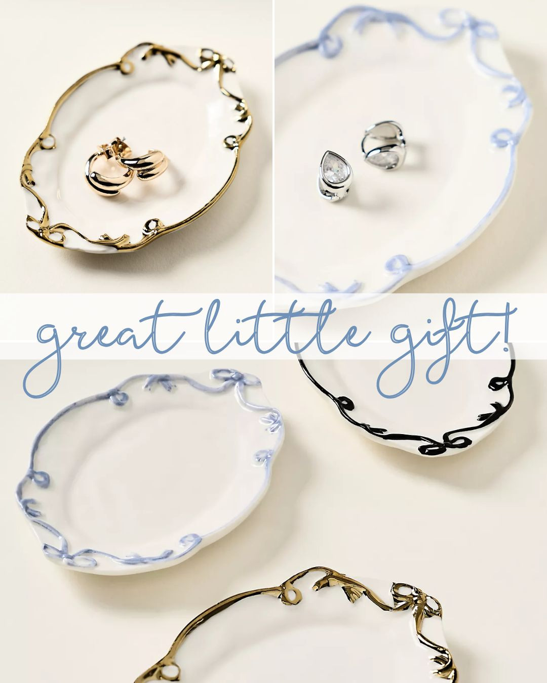 Great little gift! Thoughtful, stylish, and affordable gifts for everyone on your list — from cozy favorites to trending must-haves! Love this bow trinket dish!

gift ideas, holiday gift guide, christmas gifts, seasonal shopping, holiday trends

#HolidayGiftGuide #GiftIdeas #ChristmasGifts #LTKHoliday #GiftInspo #HolidayStyle #LTKFinds #HolidayShopping 

 #LTKGiftGuide #LTKHoliday #LTKHome