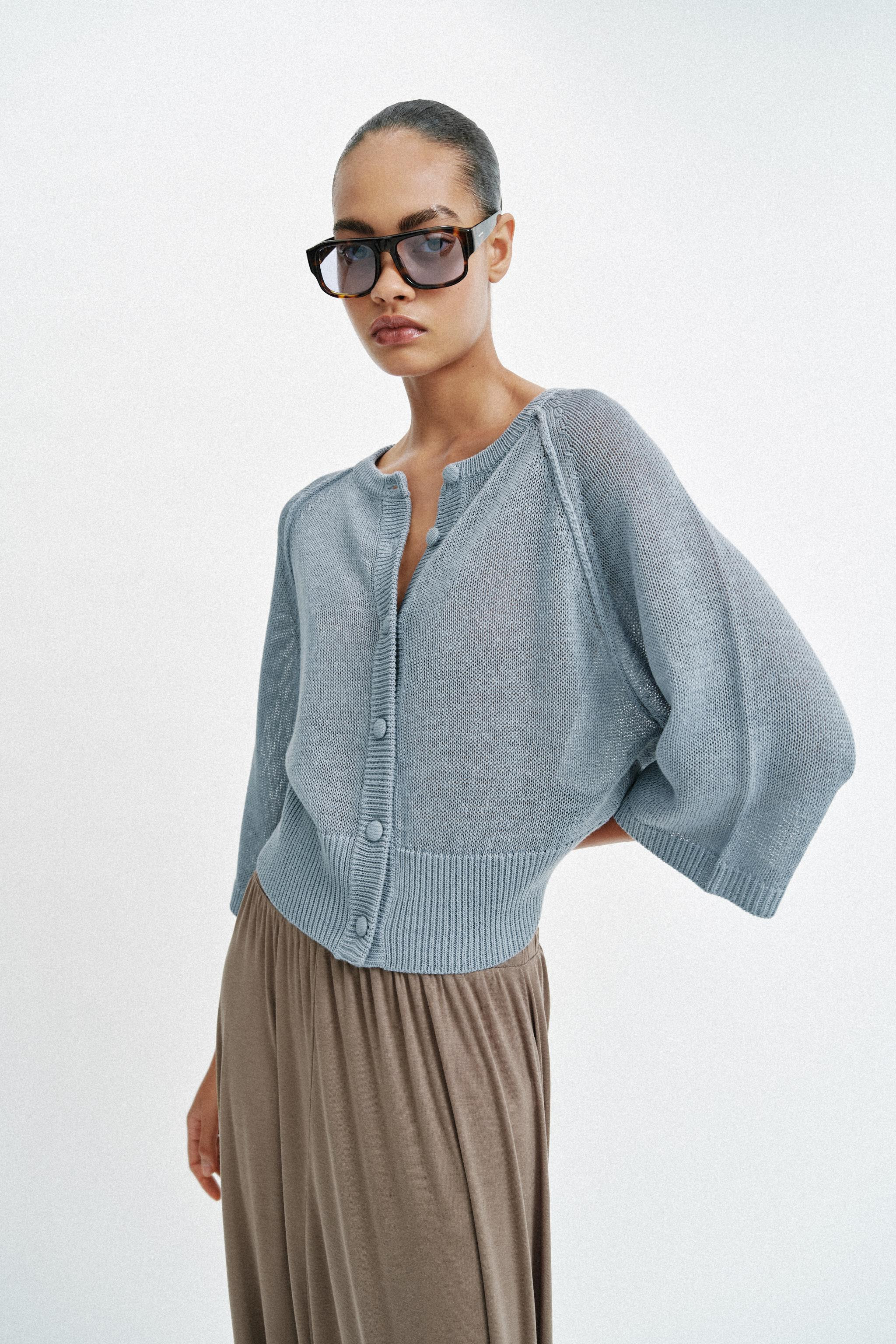 RUSTIC KNIT JACKET | Zara US