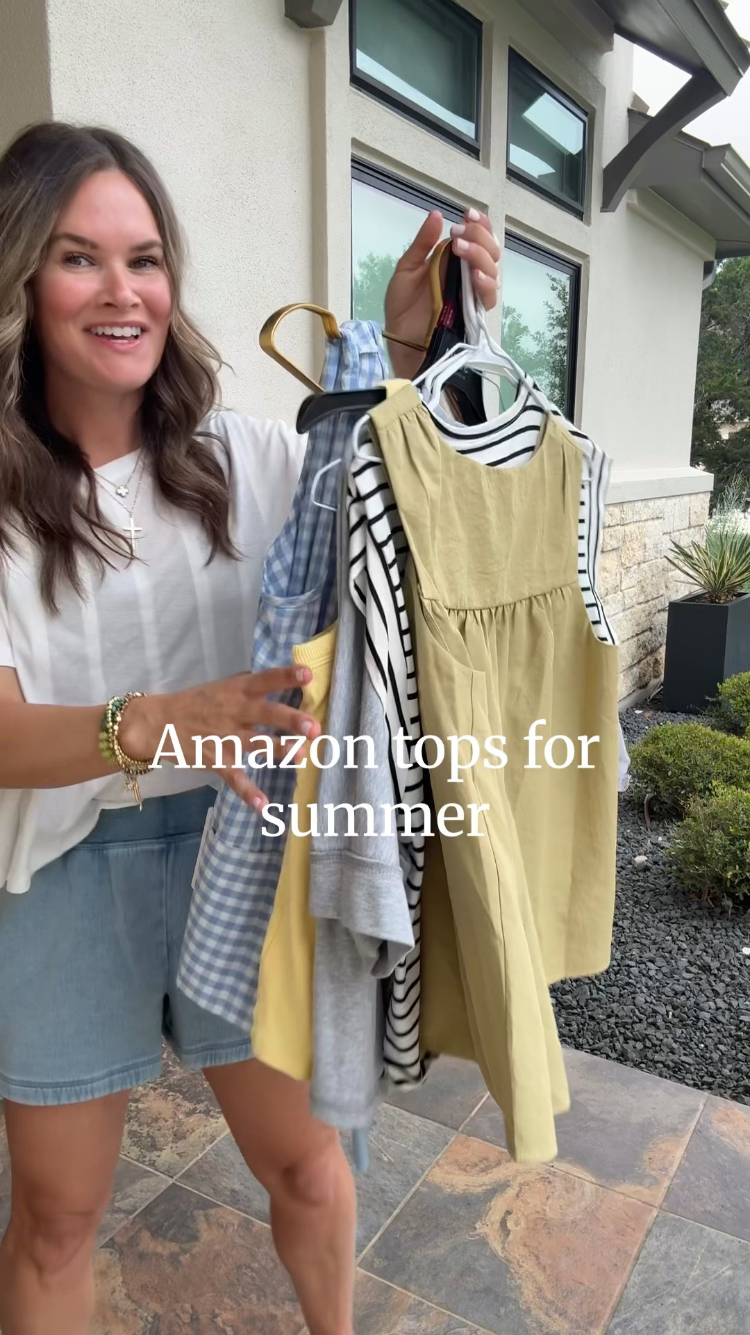 Amazon summer tops that look way more expensive than they are ☀️🤍 Comment “SUMMER TOPS” for deets. easy outfits, elevated basics, and the pieces you’ll wear on repeat all season. 

#LTKgrwm #LTKSaleAlert #LTKootd