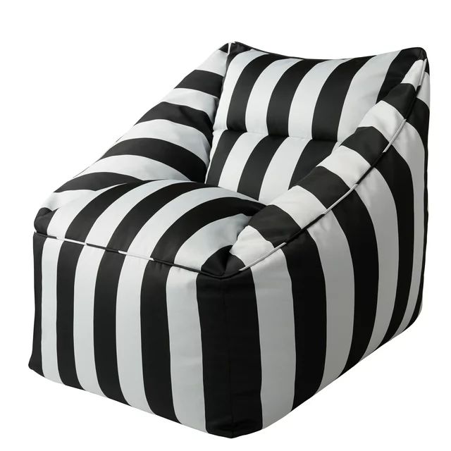 Black & White Bean Chair | Walmart (US)