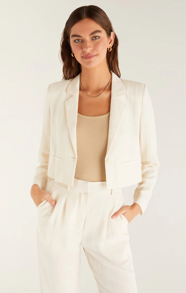 Dana Airy Cropped Blazer | Z Supply