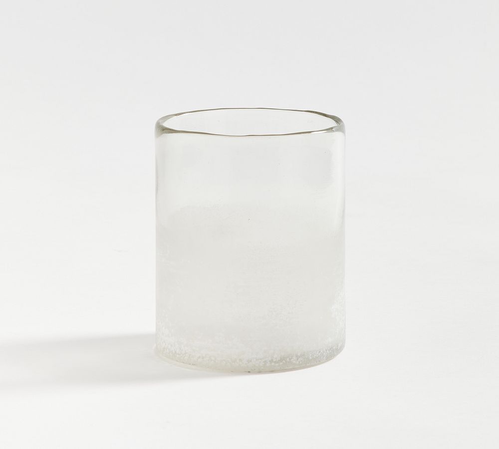 Montauk Handcrafted Frosted Glass Votive Candleholders | Pottery Barn (US)