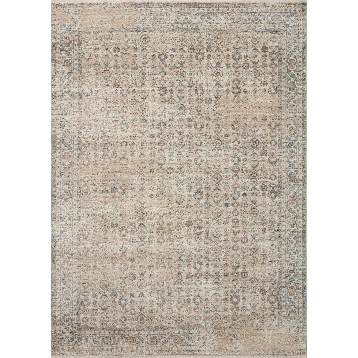 Angela Rose x Loloi Blake Beige / Denim Area Rug | Wayfair North America