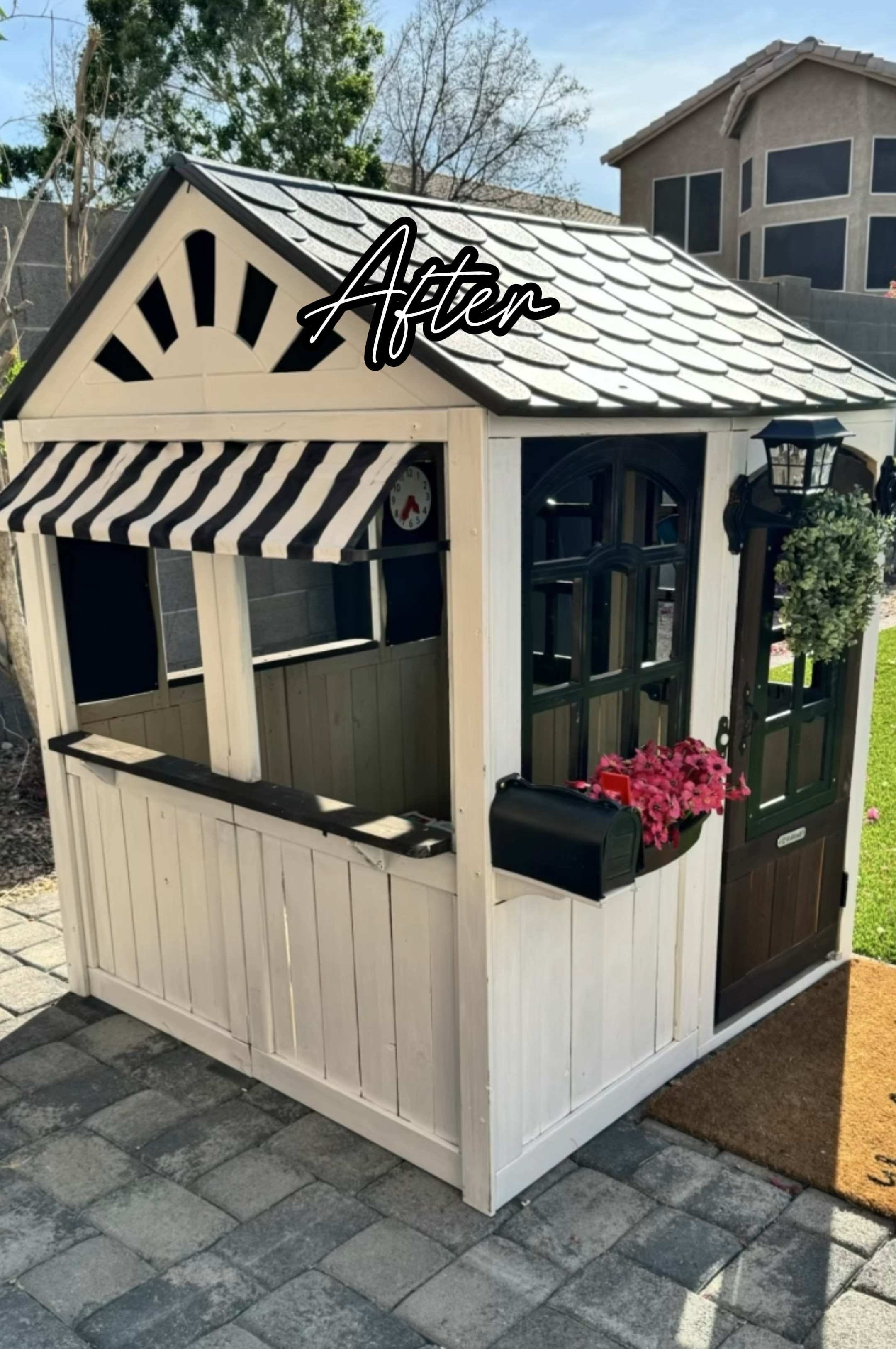 One of my favorite projects ever—making over the girls’ playhouse to more match the vibe I was looking for when we were in the market for an outdoor playhouse. This thing has withstood the brutal Arizona sun and still looks great! 

#LTKVideo #LTKkids #LTKhome