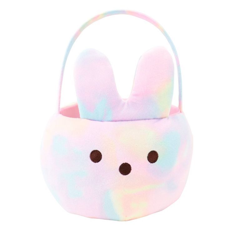 Animal Adventure Peeps Circular Polyester Decorative Easter Basket Rainbow | Target