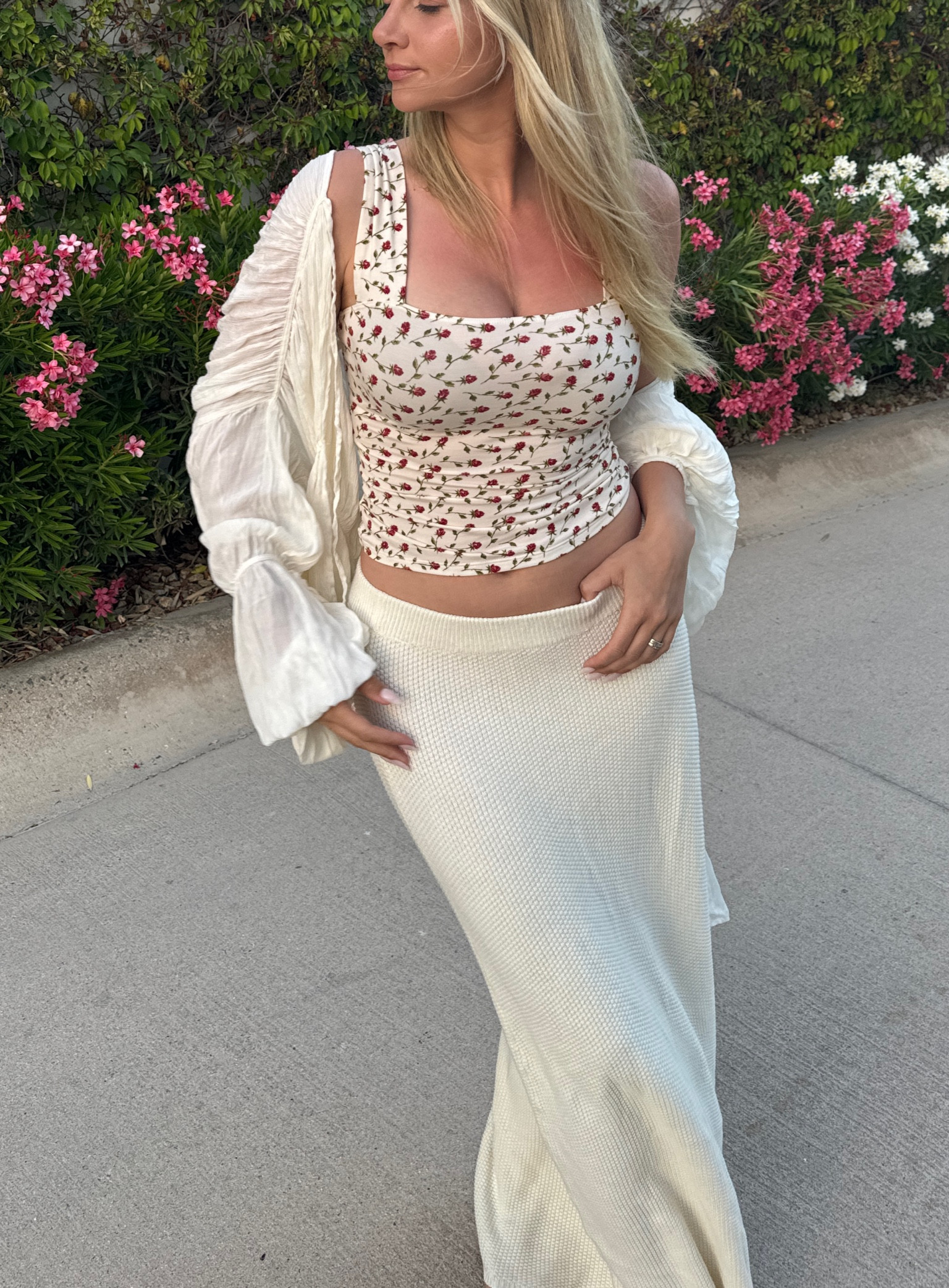 summer date night outfit, loving a classic knit skirt to go with all my summer tops

#LTKStyleTip #LTKTravel #LTKFindsUnder100