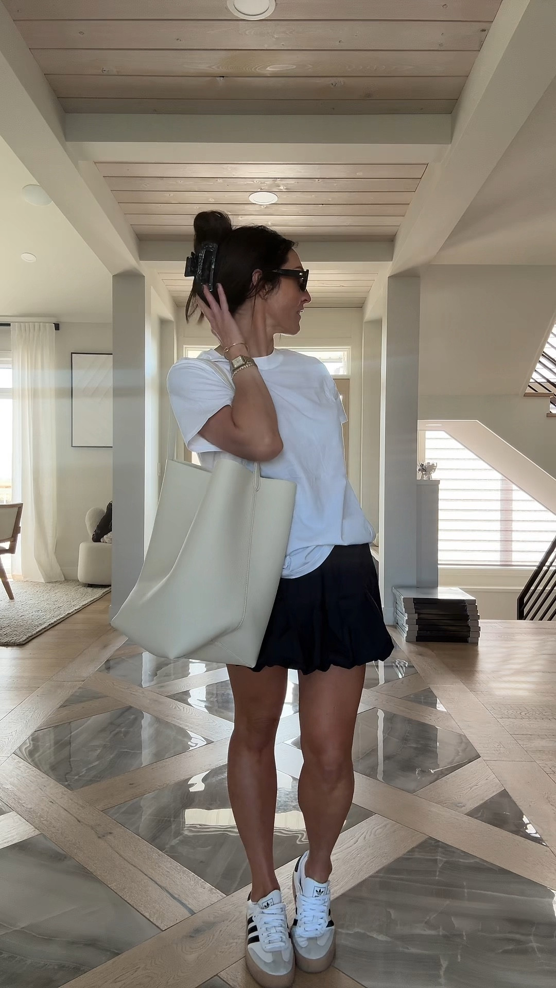 Fall outfit with black bubble skirt 🤍

I love this fall outfit trend! 

#LTKStyleTip #LTKShoeCrush #LTKItBag