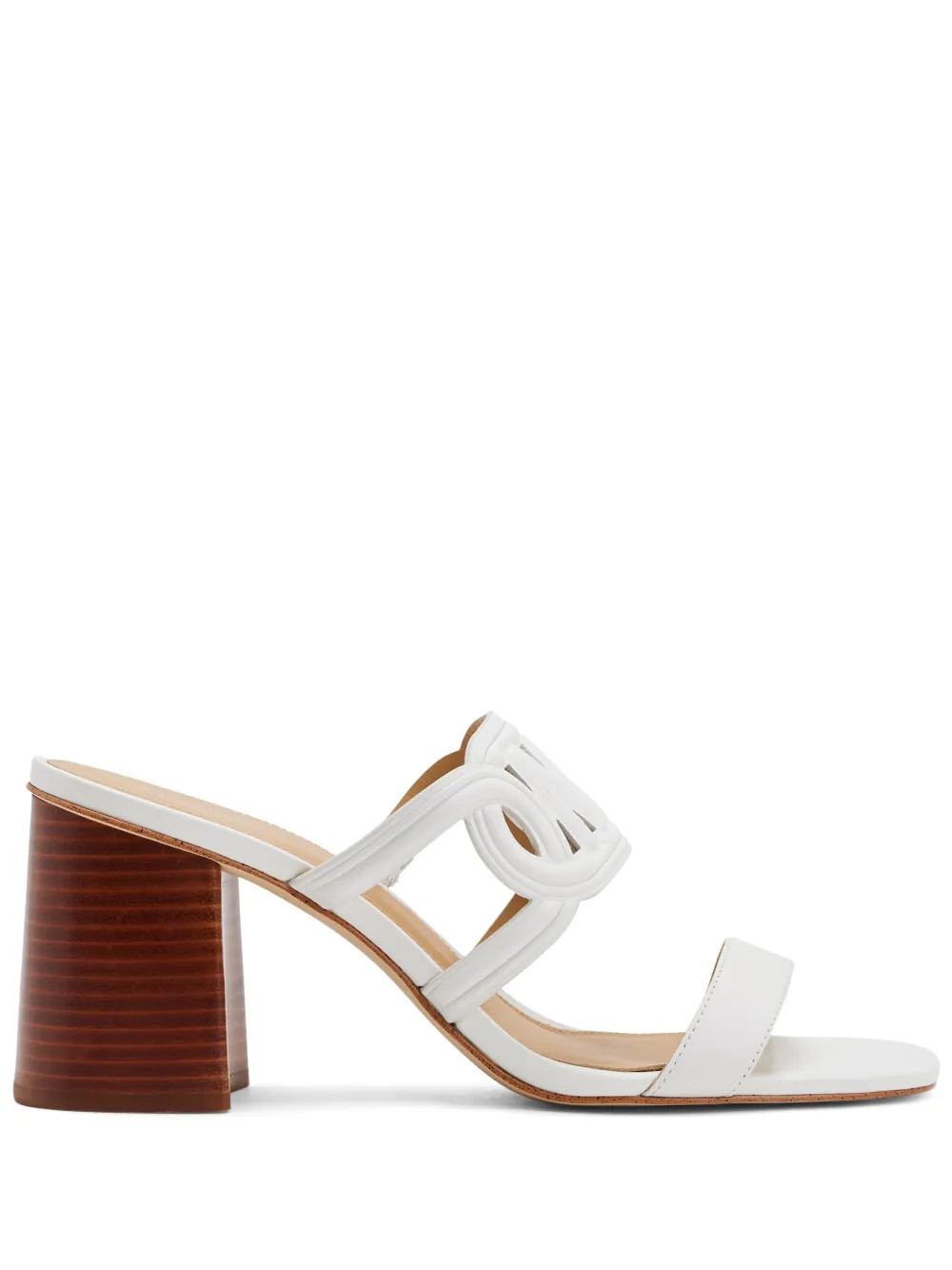 Michael Kors Alma 90mm Leather Sandals - Farfetch | Farfetch Global