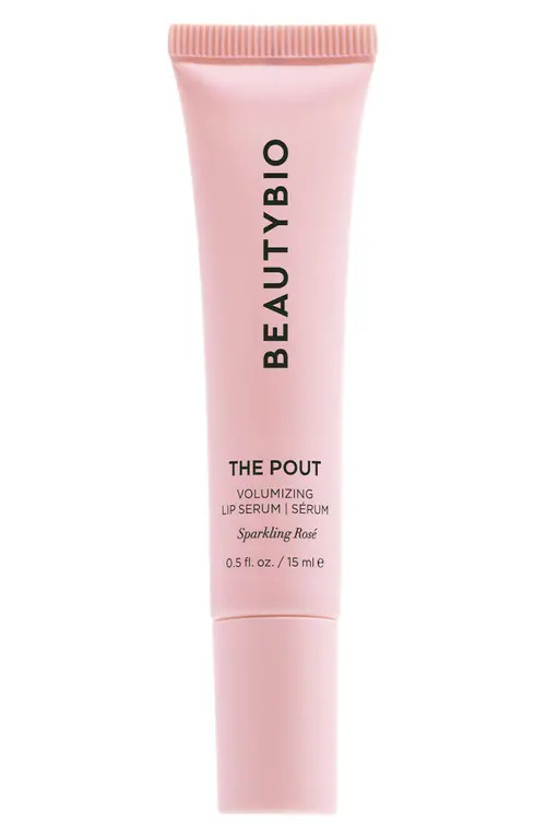 BeautyBio The Pout Sparkling Rosé Volumizing Lip Serum in None at Nordstrom, Size 15 Oz | Nordstrom