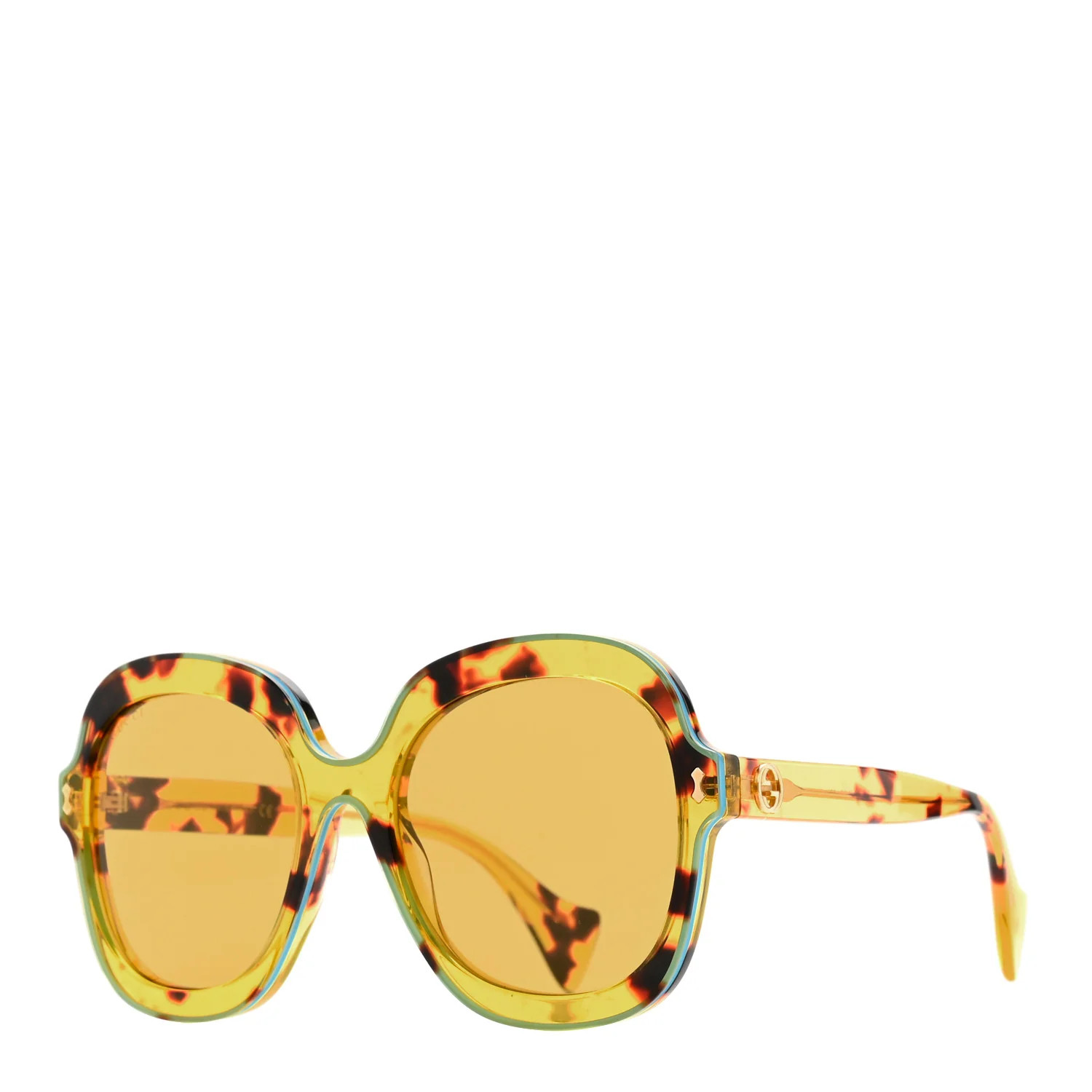 Gucci Acetate Round Frame Sunglasses GG1240S Tortoise | FASHIONPHILE (US)