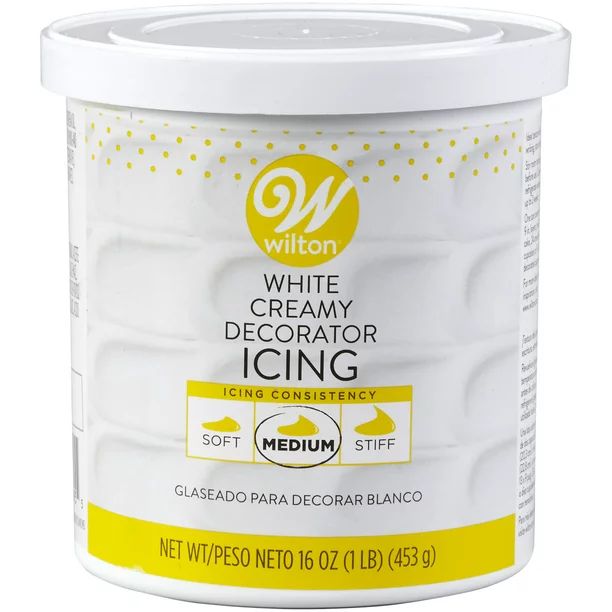 Wilton Ready-to-Use Medium Consistency White Buttercream Frosting, 16 oz. Tub - Walmart.com | Walmart (US)