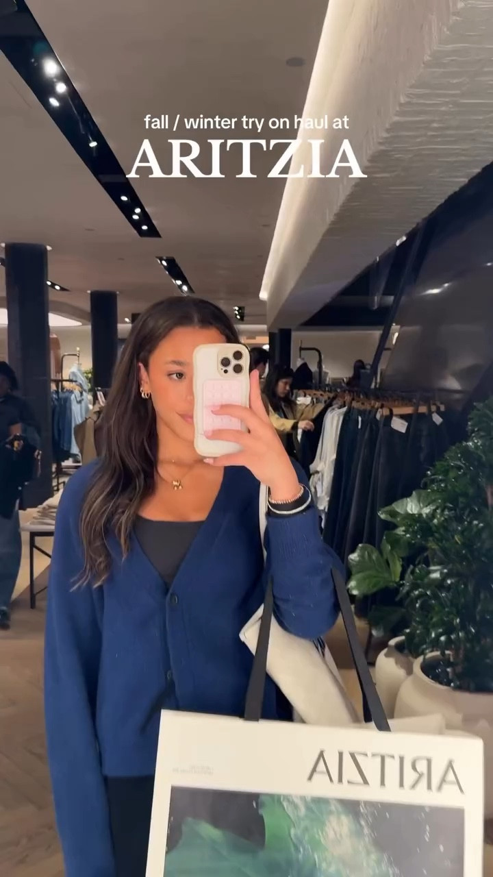 fall / winter try on haul at my favvvvv @aritzia 🤗🤗🤗