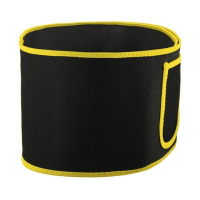 Unique Bargains Neoprene During Exercising Workout Waist Sweat Band Tummy Waist Trimmer Belt Yellow | Target