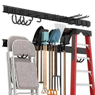 Sttoraboks 68 in. Garage Tool Storage Steel Rack, 600 lbs. Load Capacity Wall Mounted Storage Org... | The Home Depot