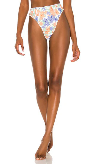 Bethany High Waist Bottom in Periwinkle Floral | Revolve Clothing (Global)