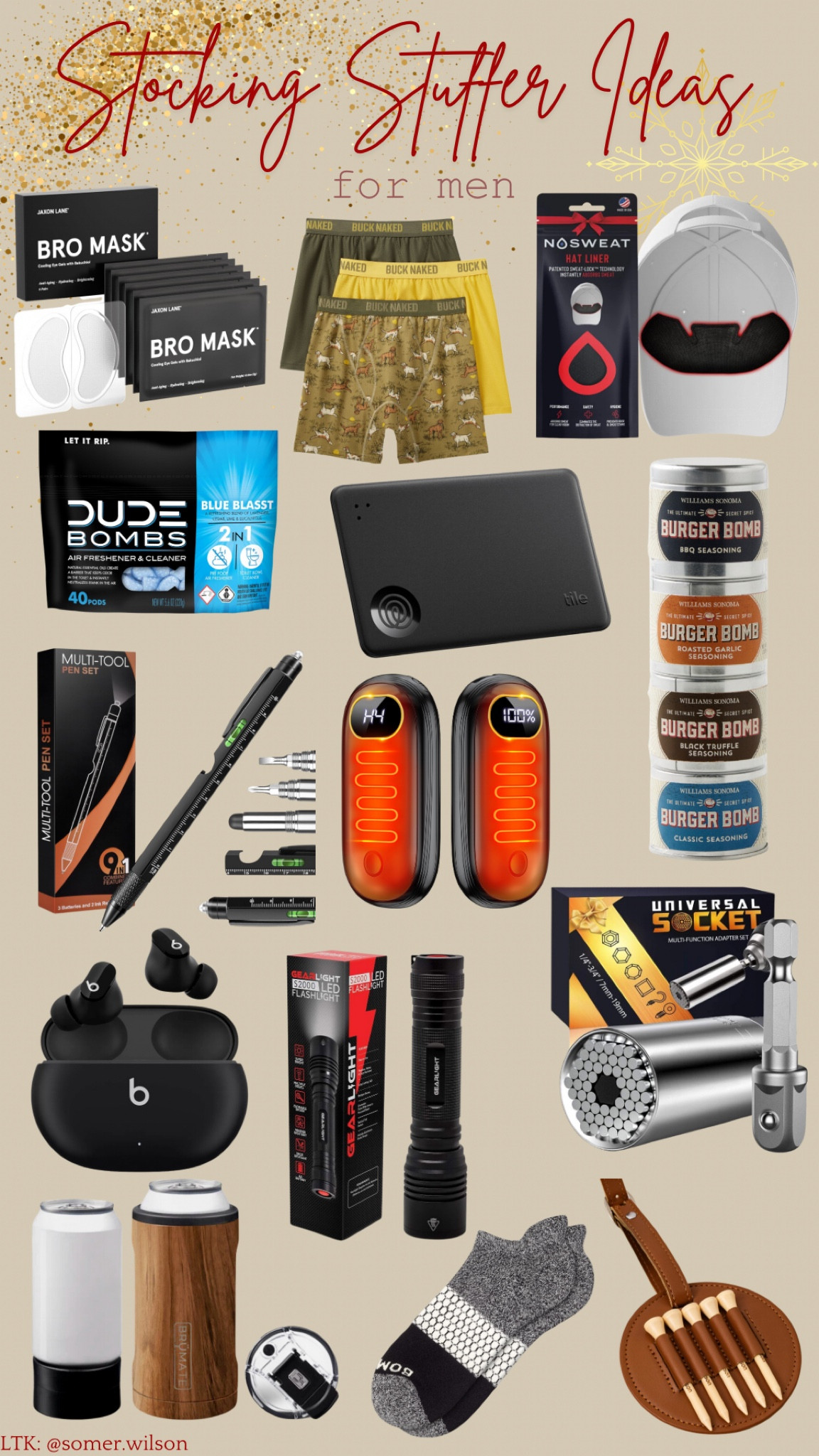 Stocking Stuffer or Christmas Gift Ideas for Men! 

#LTKHoliday #LTKMens #LTKGiftGuide