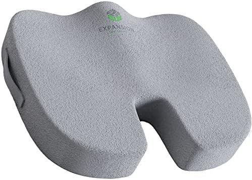 Seat Cushion for Office Chair – Memory Foam Tailbone Pillow Pad for Sitting, Computer, Desk, Ch... | Amazon (US)