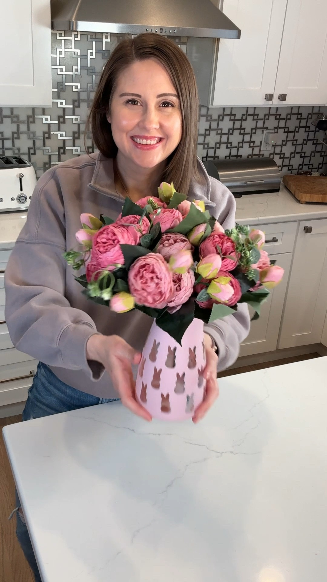 This DIY Bunny Vase was such a quick + easy project.  I’ve got the supplies linked for you to try it!  Make sure to use foam stickers, they pull off way easier than traditional ones.  #easterdiy #diyeasterdecor #springdecor #easterdecor

#LTKhome #LTKfamily 

#LTKSeasonal