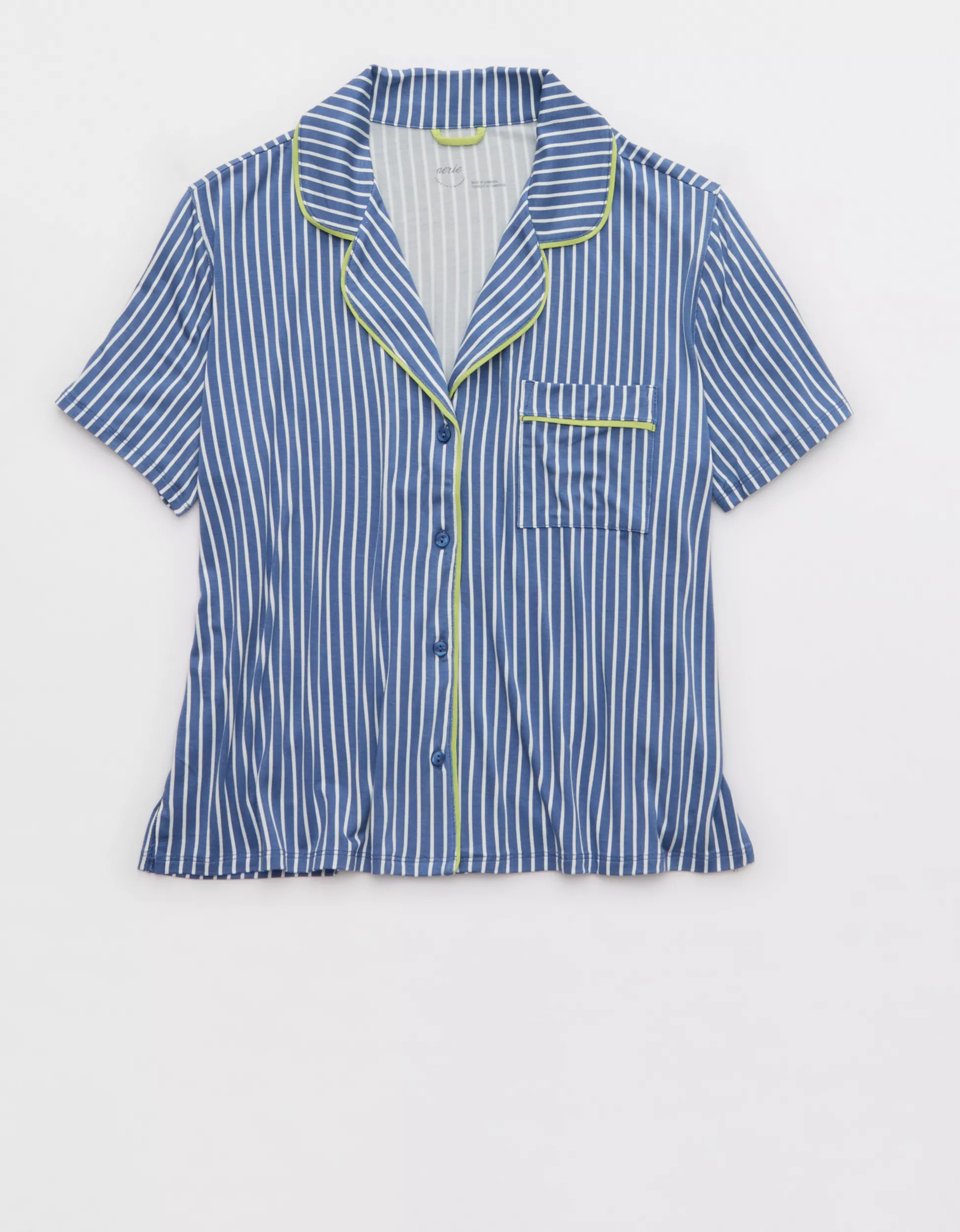 Aerie Real Soft® Short Sleeve Pajama Shirt | Aerie