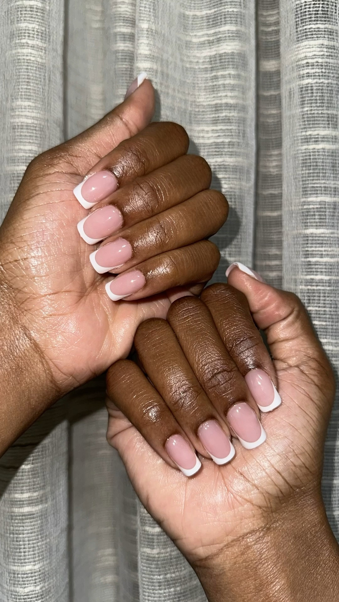 These French tip nails are press-ons! Sooo good😍 #pressonnails #btartboxnails #nailsathome 

#LTKBeauty #LTKFindsUnder50 #LTKSaleAlert