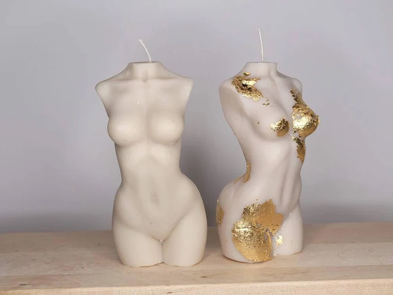 Torso Candle Small Scented | Decor Gift | Venus Candle | Goddess Candle | Female Bust Candle | Etsy (US)