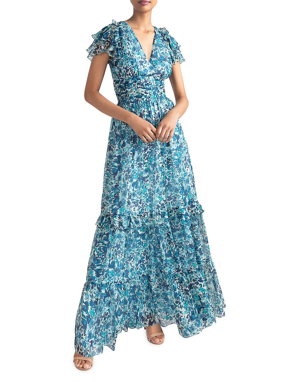Hearst Printed Chiffon Maxi Dress | Saks Fifth Avenue
