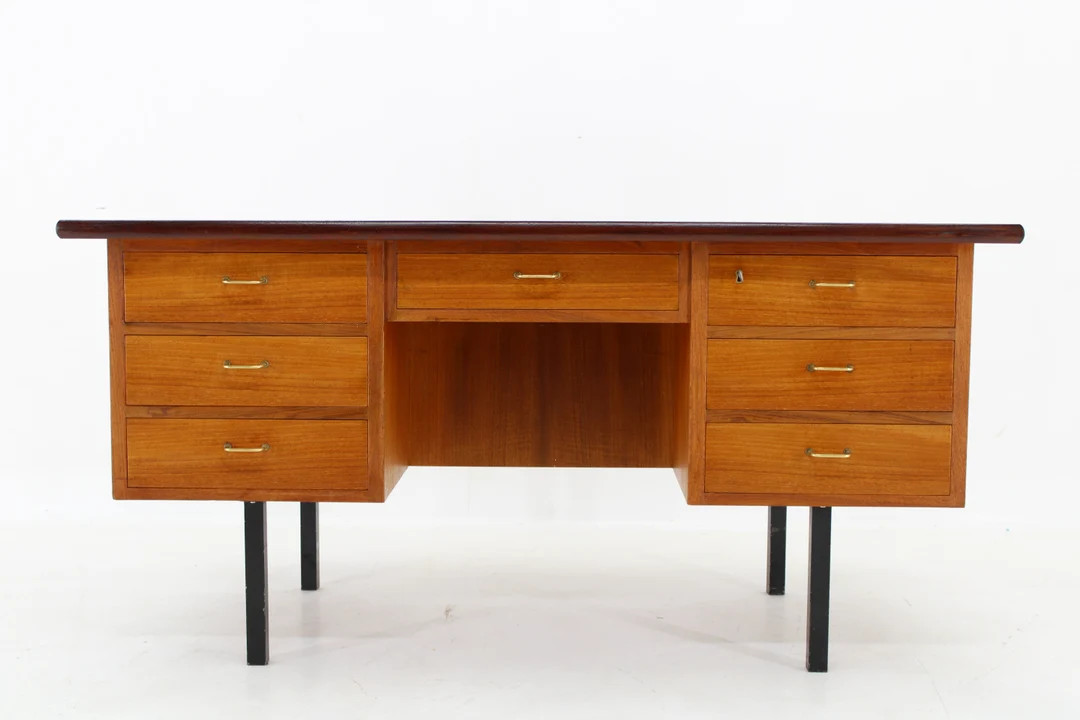 1960s Danish Teak Writing Desk / Vintage Desk / Mid-century / Brown Colour / - Etsy | Etsy (US)