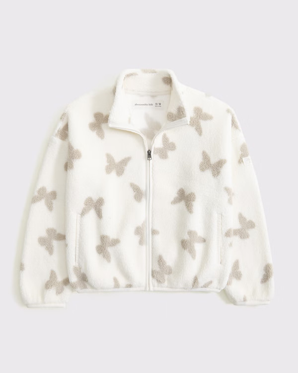 sherpa full-zip sweatshirt | Abercrombie & Fitch (US)