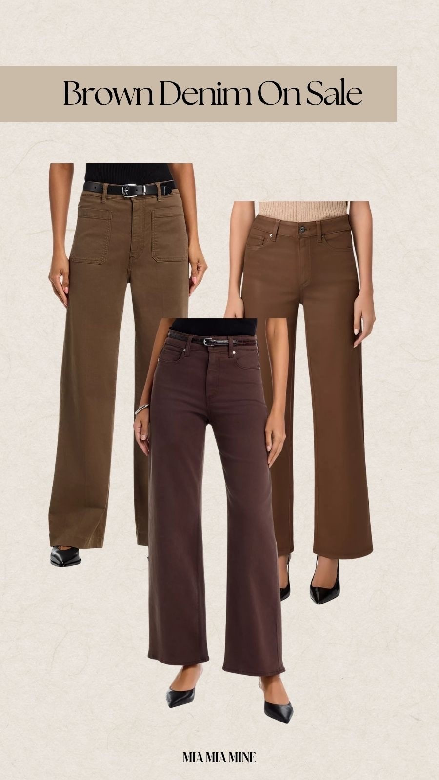 Brown jeans will be huge this fall! Save 15- 25% off my favorite pairs by frame and Paige.

#LTKSaleAlert #LTKOver40 #LTKSeasonal