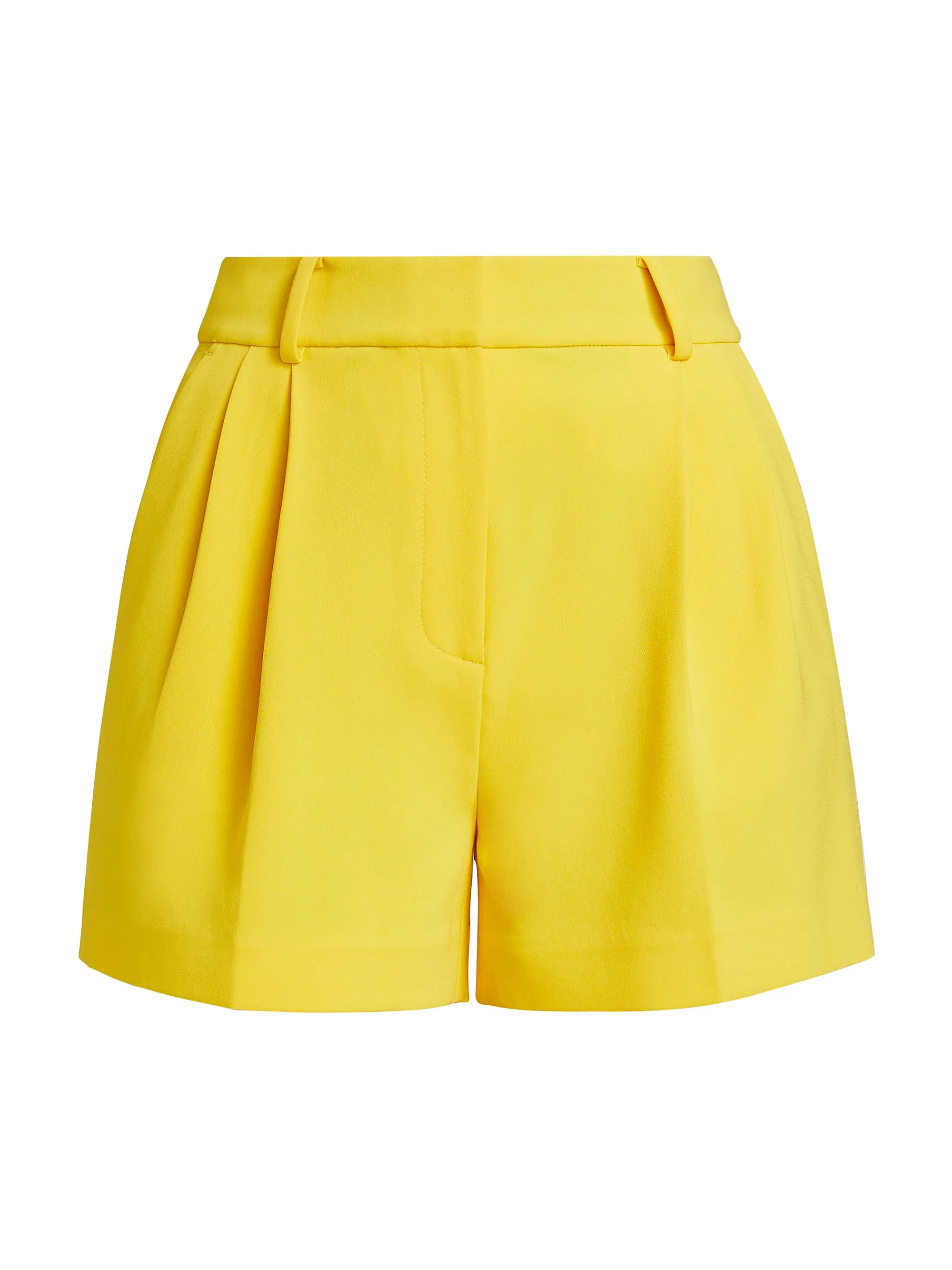 High-Rise Pleated Shorts | Saks Fifth Avenue