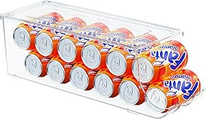 SCAVATA Soda Can Organizer for Refrigerator, Stackable Canned Food Pop Cans Container Can Holder ... | Amazon (US)